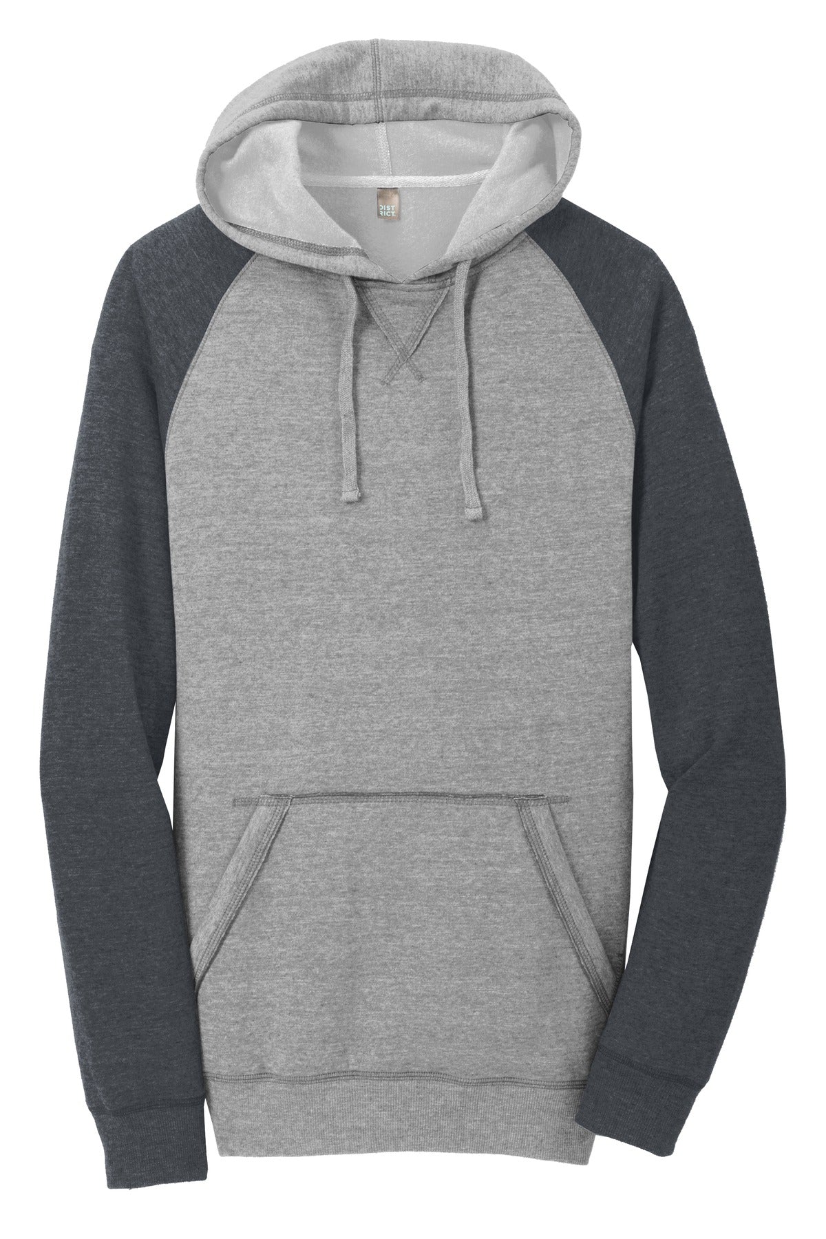 District® Young Mens Lightweight Fleece Raglan Hoodie