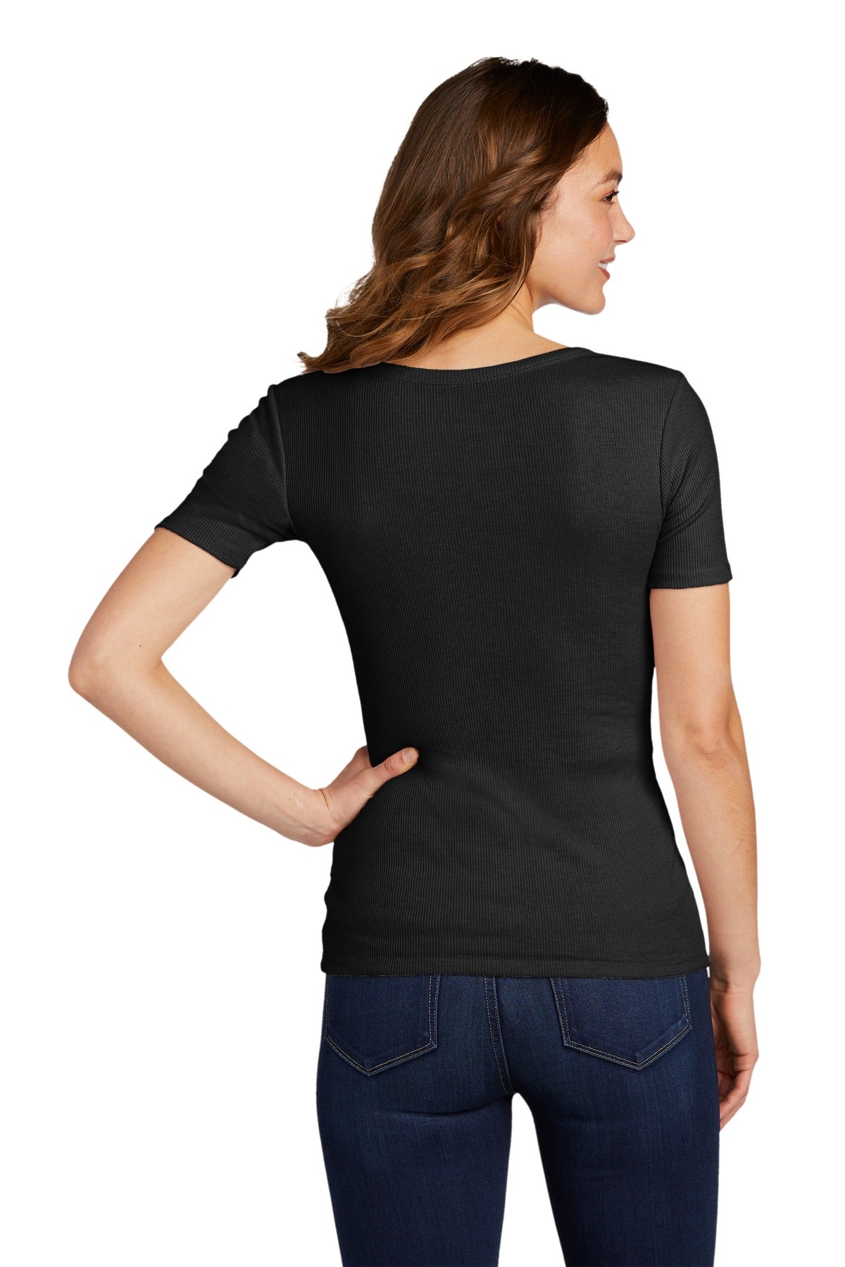 District® Women's V.I.T.Rib Scoop Neck Tee