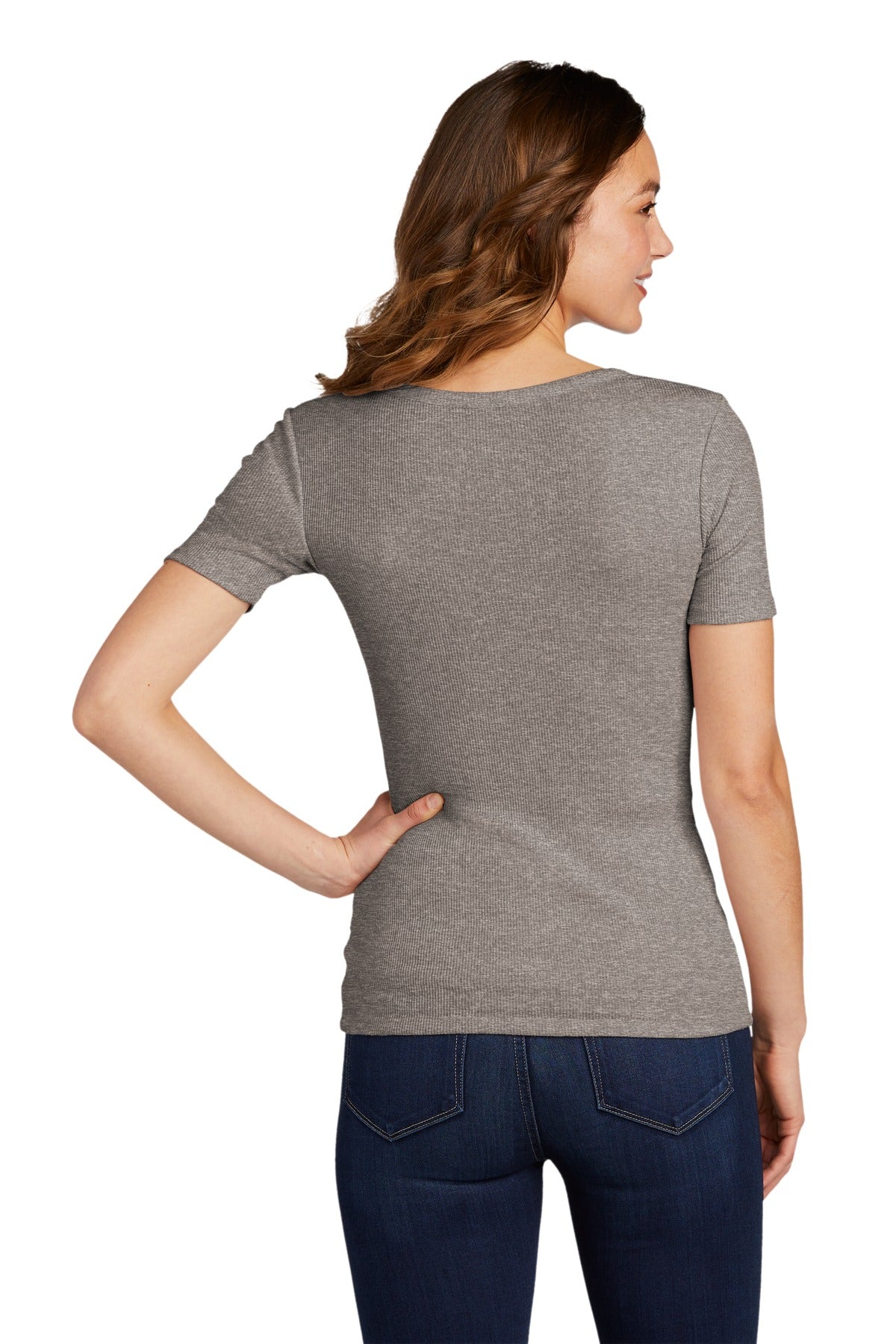 District® Women's V.I.T.Rib Scoop Neck Tee