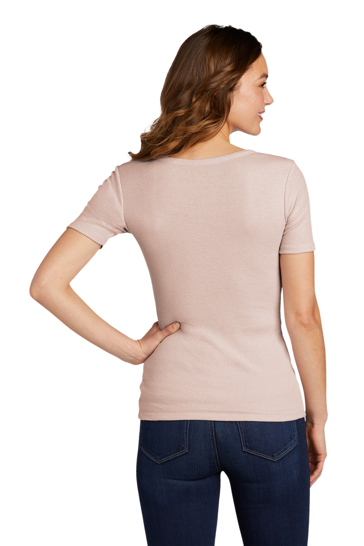 District® Women's V.I.T.Rib Scoop Neck Tee