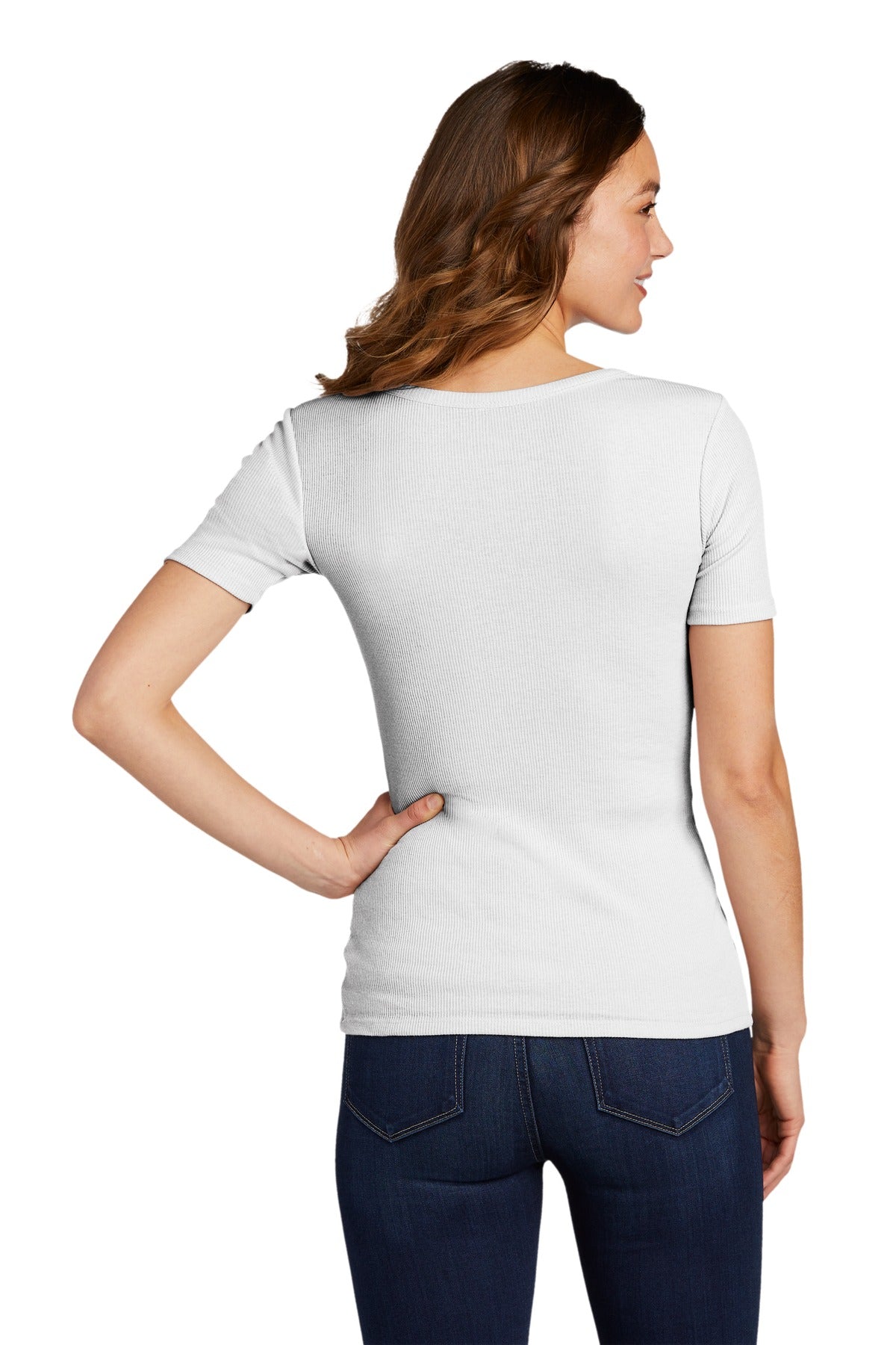 District® Women's V.I.T.Rib Scoop Neck Tee