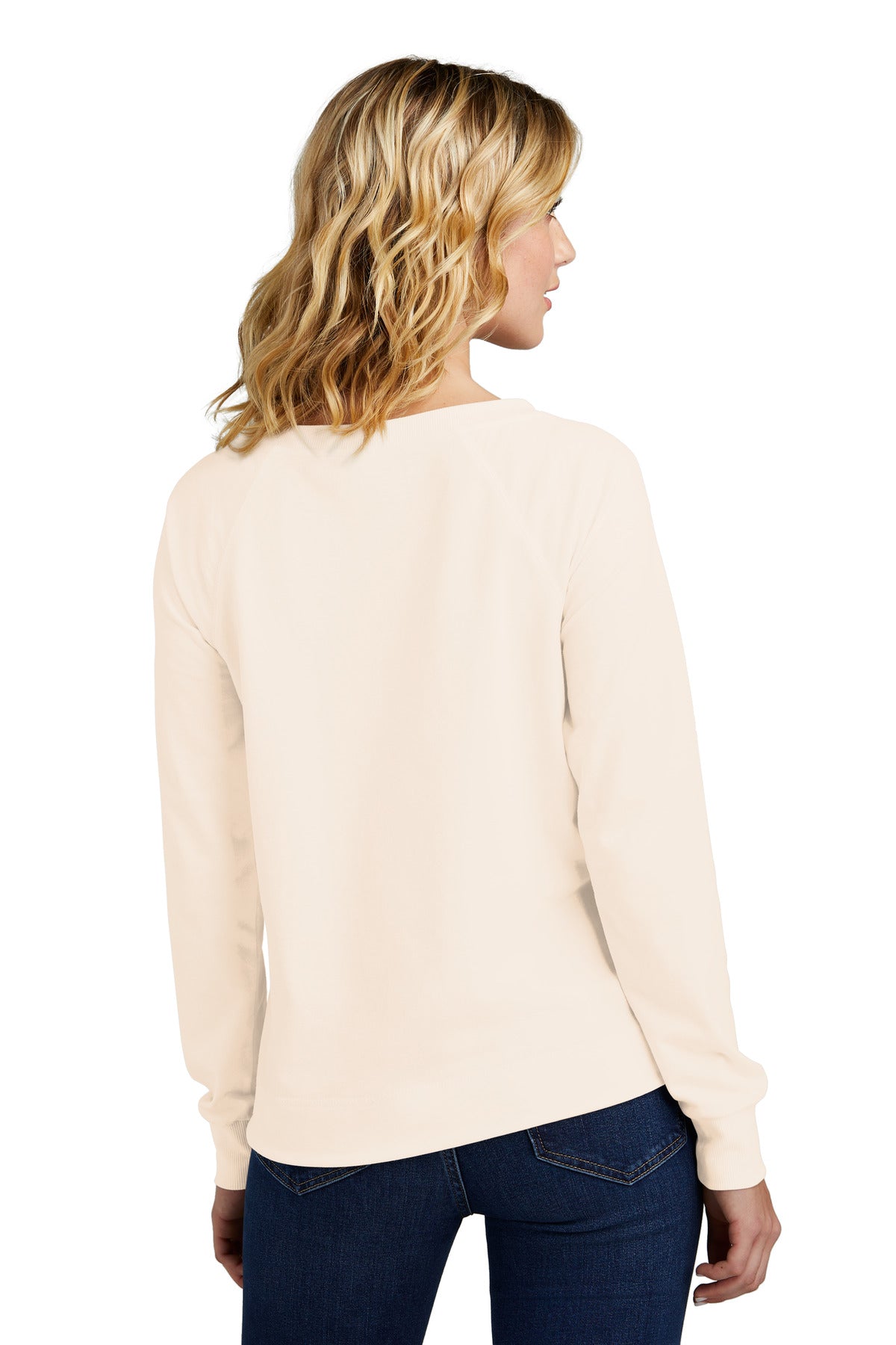 District® Women's Featherweight French Terry Long Sleeve Crewneck