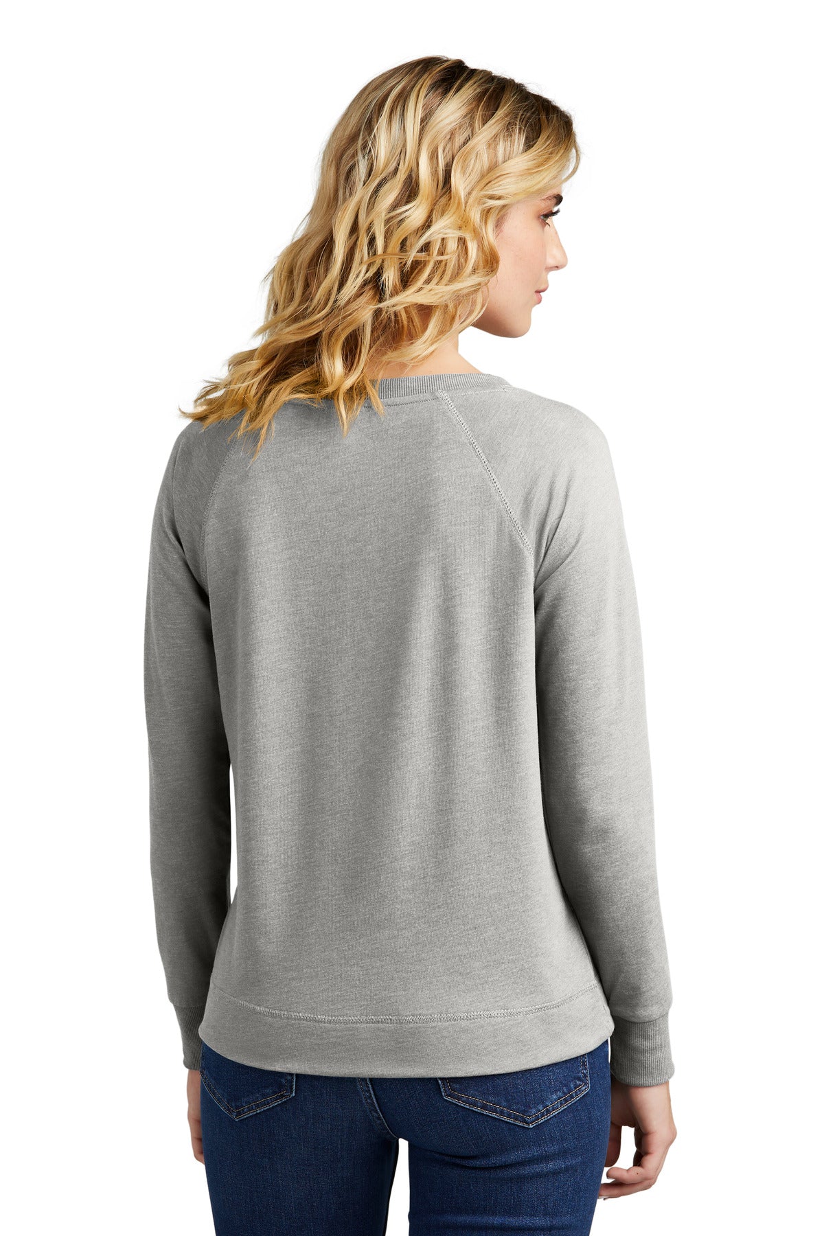District® Women's Featherweight French Terry Long Sleeve Crewneck