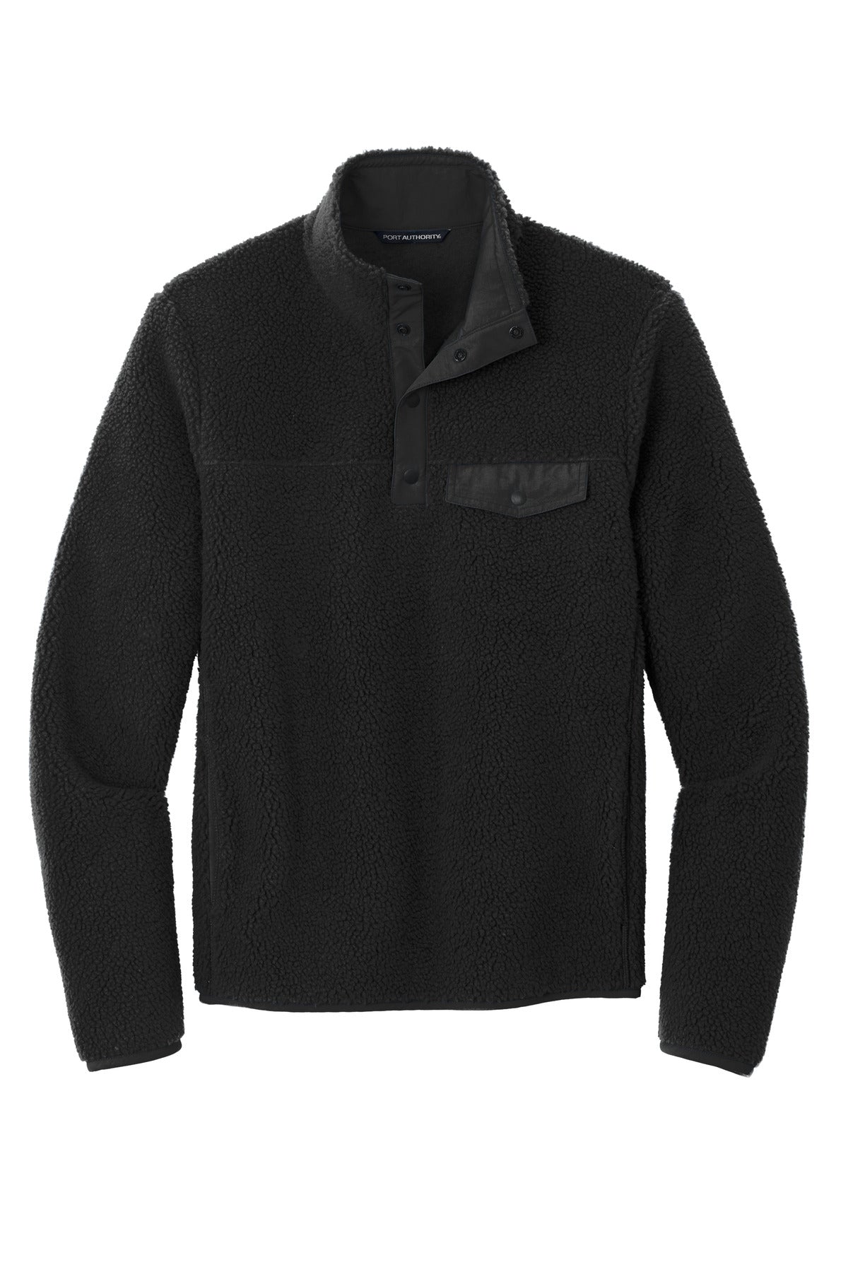 Port Authority® Camp Fleece Snap Pullover