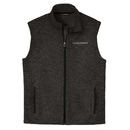 LEDGERWAY Port Authority® Sweater Fleece Vest
