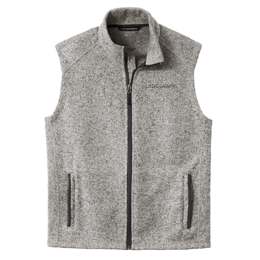 LEDGERWAY Port Authority® Sweater Fleece Vest