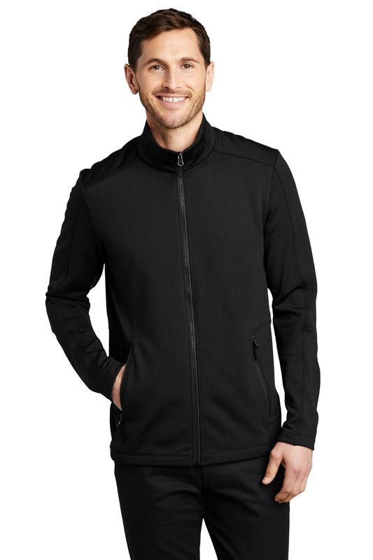 Port Authority® Grid Fleece Jacket