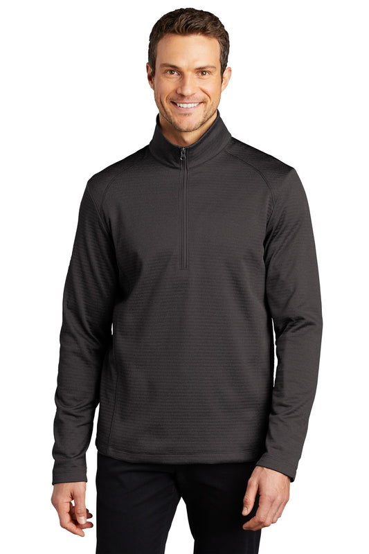 Port Authority® Diamond Heather Fleece 1/4-Zip Pullover