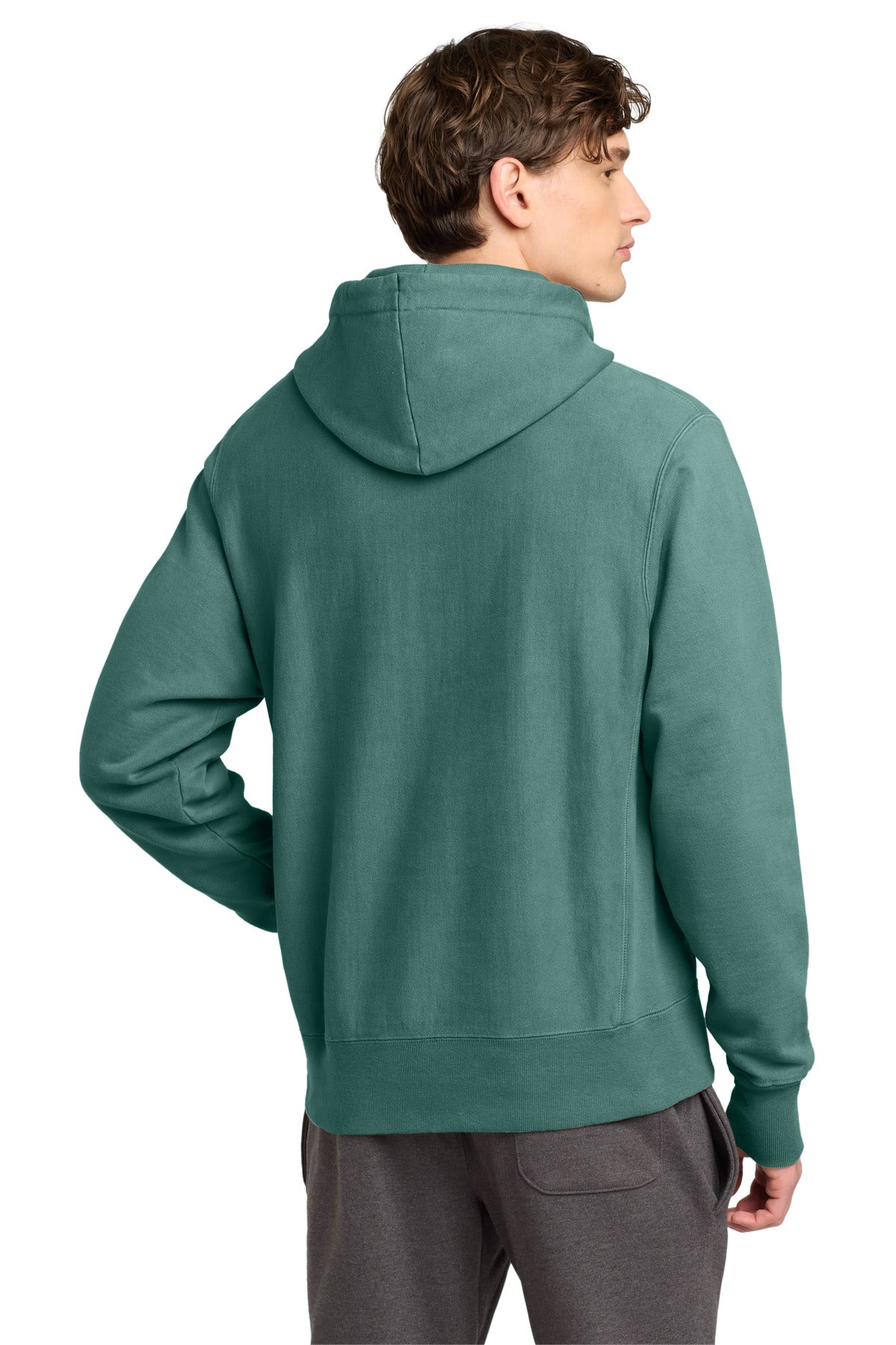Champion® Reverse Weave® Garment-Dyed Hooded Sweatshirt
