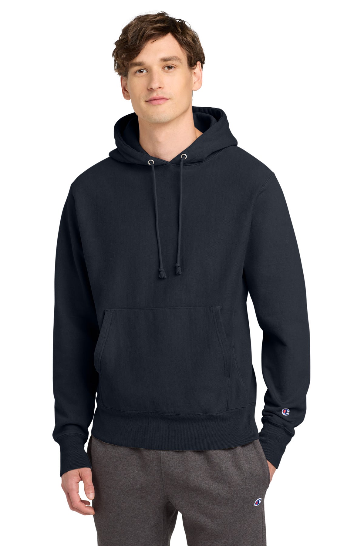 Champion® Reverse Weave® Garment-Dyed Hooded Sweatshirt