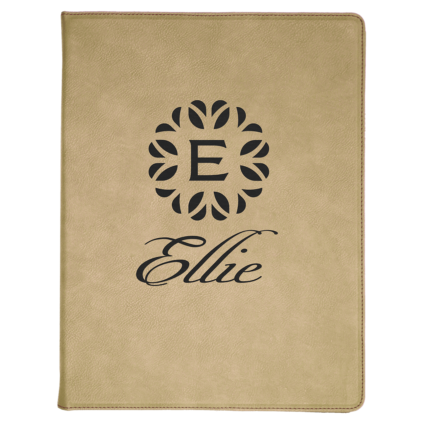 Custom Vegan Leather Portfolio with Notepad & Engraved Logo