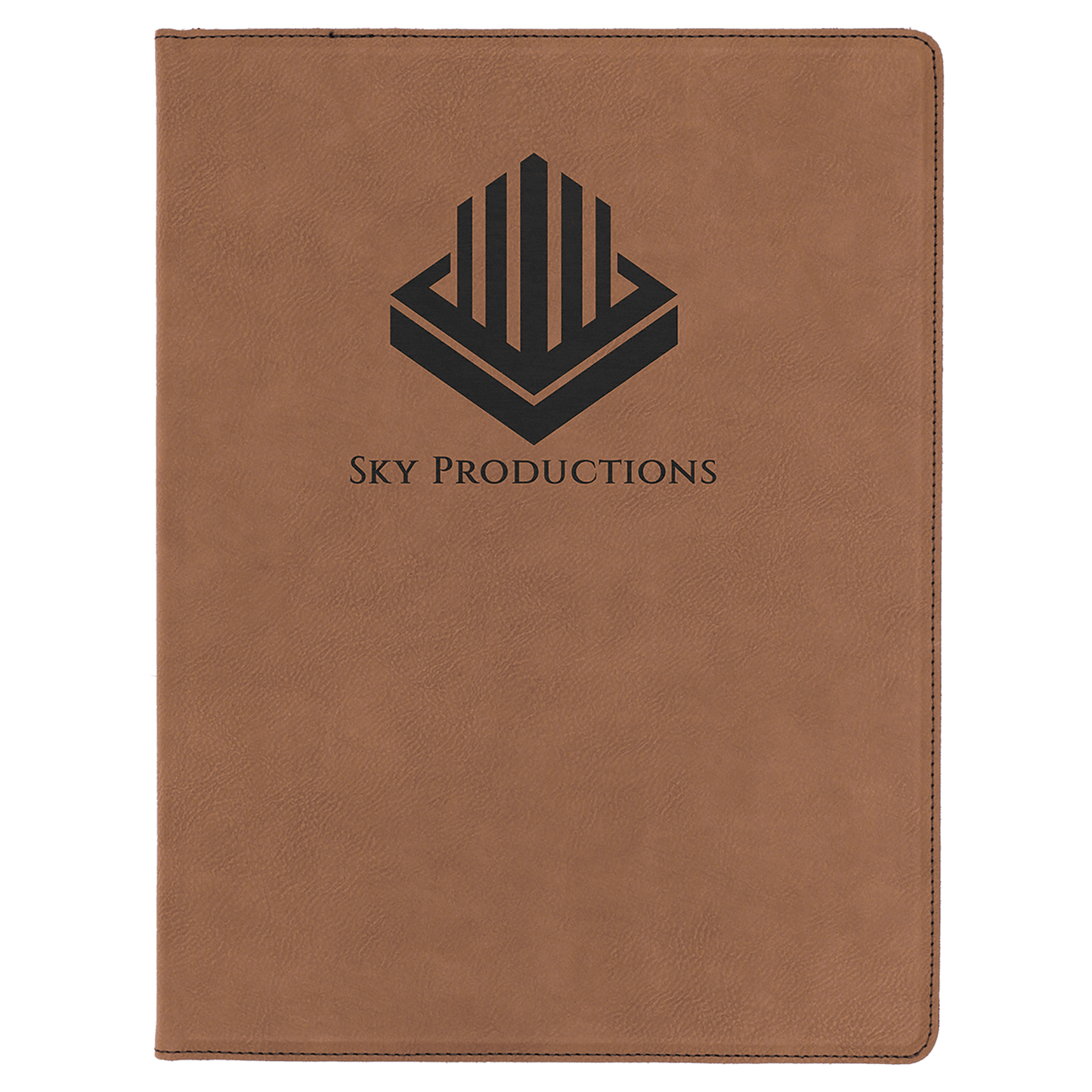 Custom Vegan Leather Portfolio with Notepad & Engraved Logo