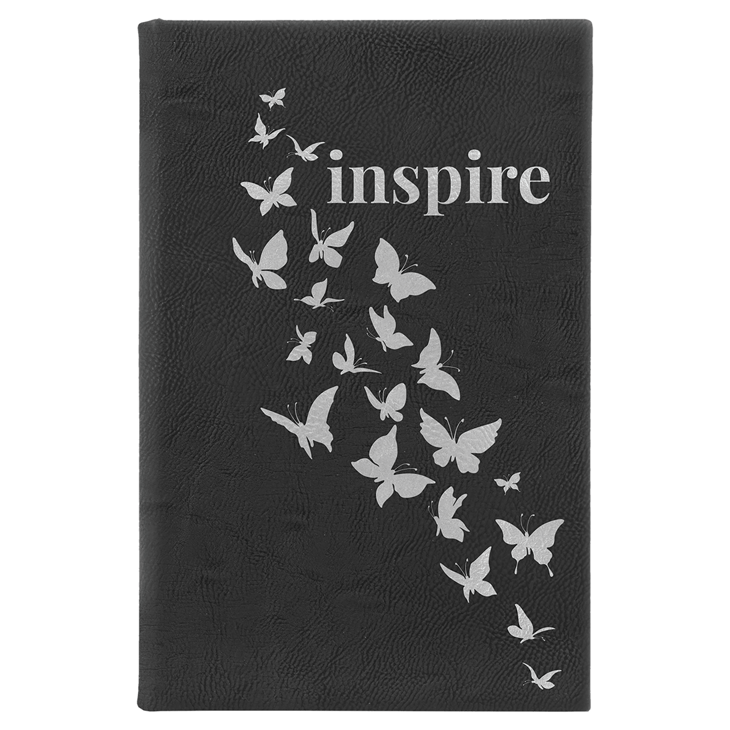 Custom 5 1/4" x 8 1/4" Vegan Leather Sketch Book with Engraved Logo