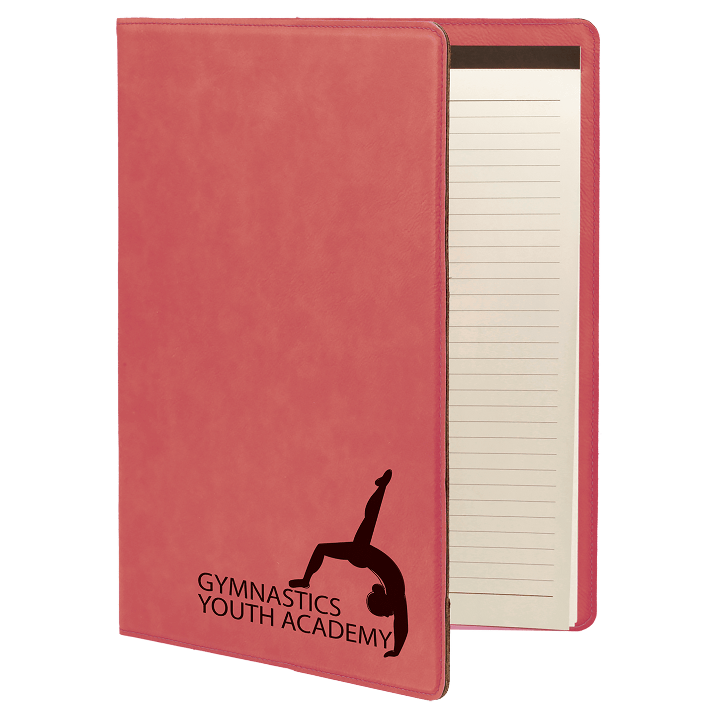 Custom Vegan Leather Portfolio with Notepad & Engraved Logo