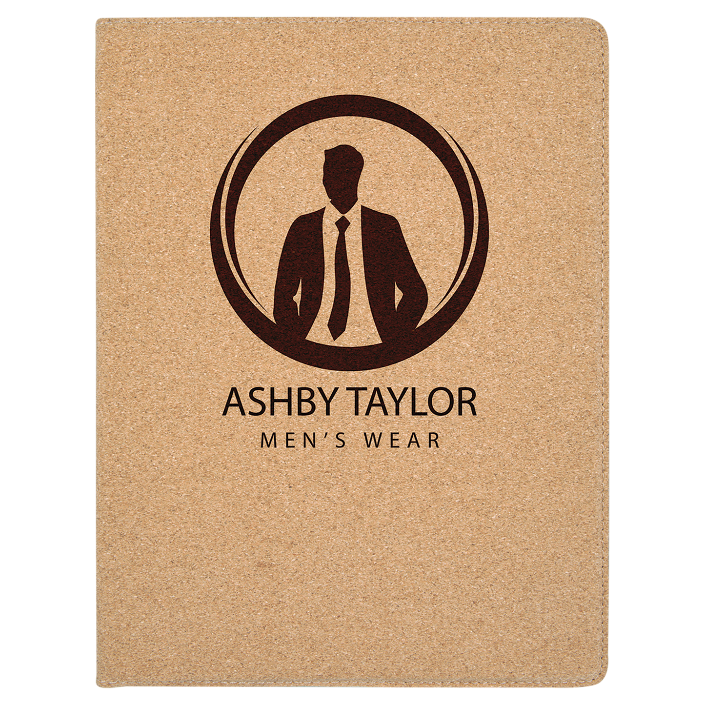 Custom Vegan Leather Portfolio with Notepad & Engraved Logo