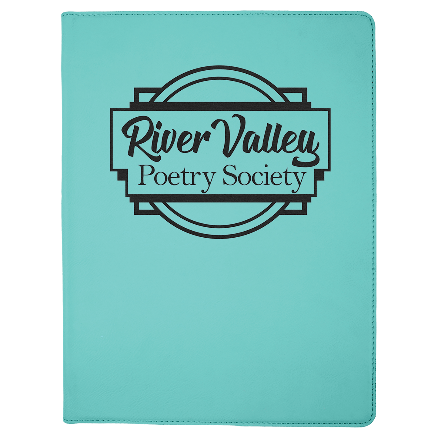 Custom Vegan Leather Portfolio with Notepad & Engraved Logo