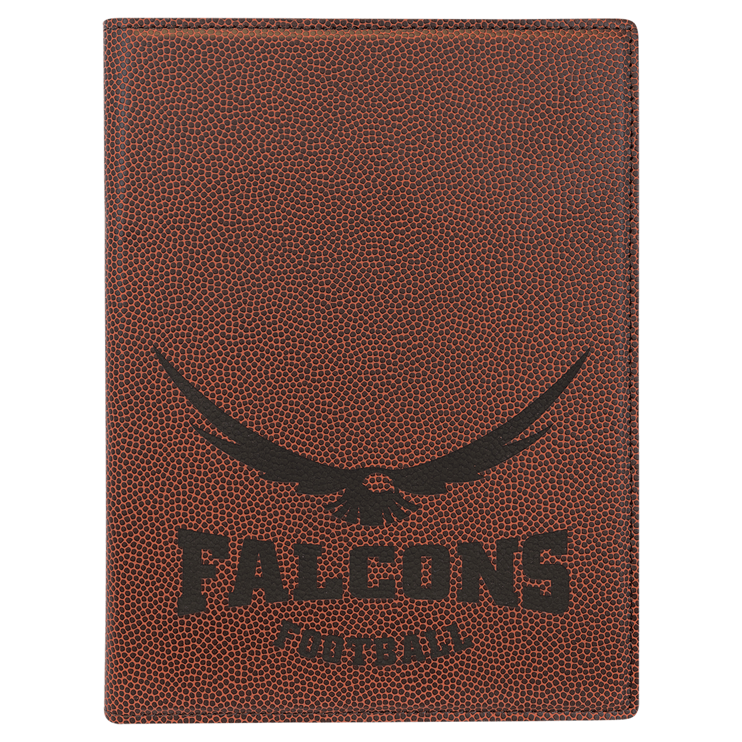 Custom 7" x 9" Vegan Leather Portfolio with Notepad and Engraved Logo