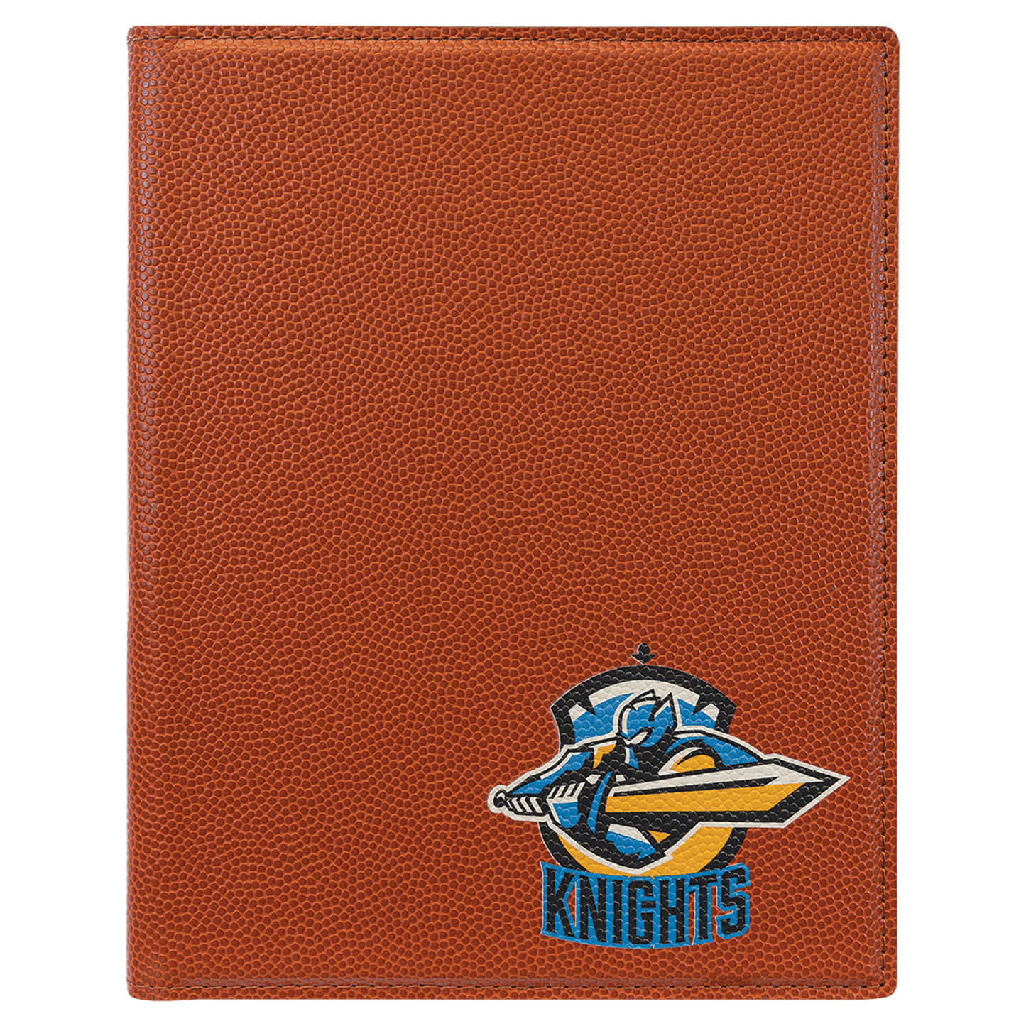 Custom 7" x 9" Vegan Leather Portfolio with Notepad and Engraved Logo