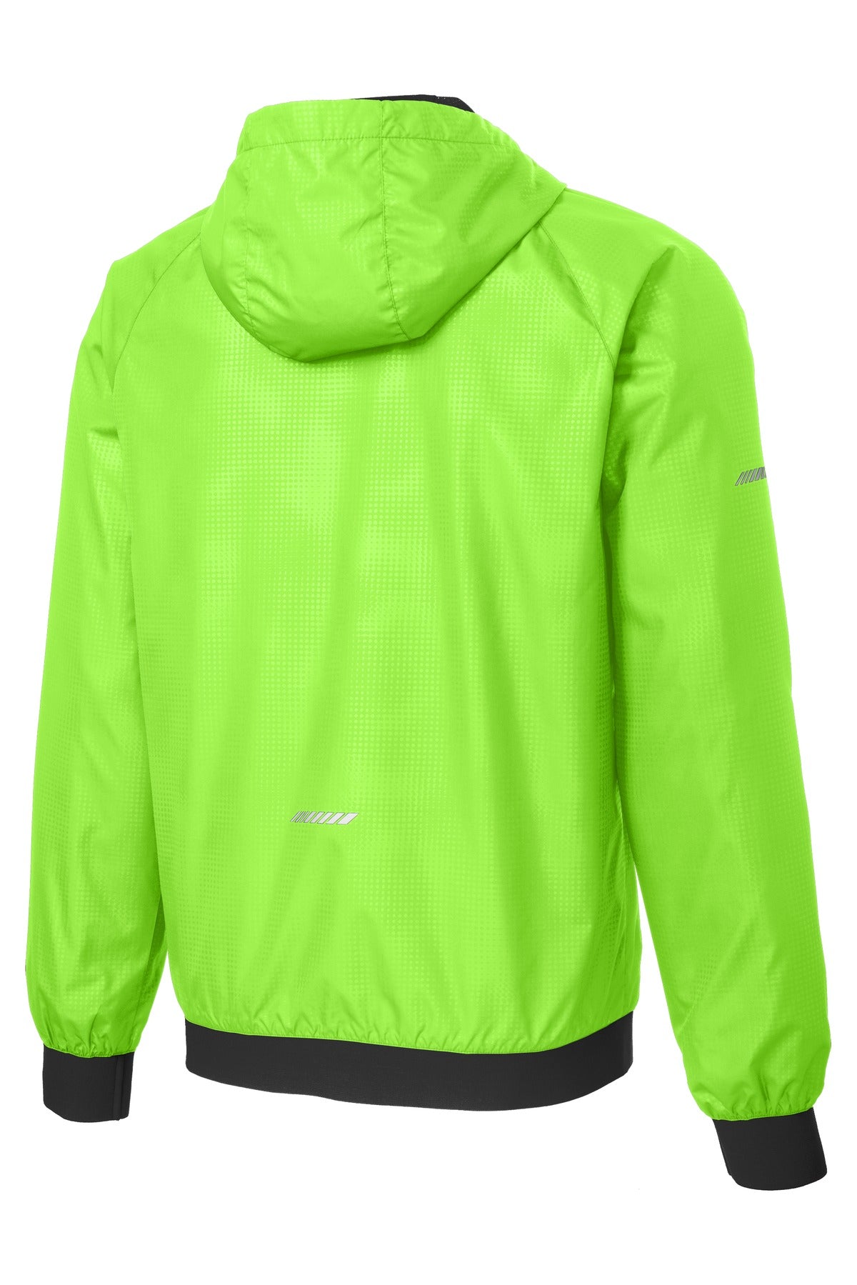 Sport-Tek® Embossed Hooded Wind Jacket