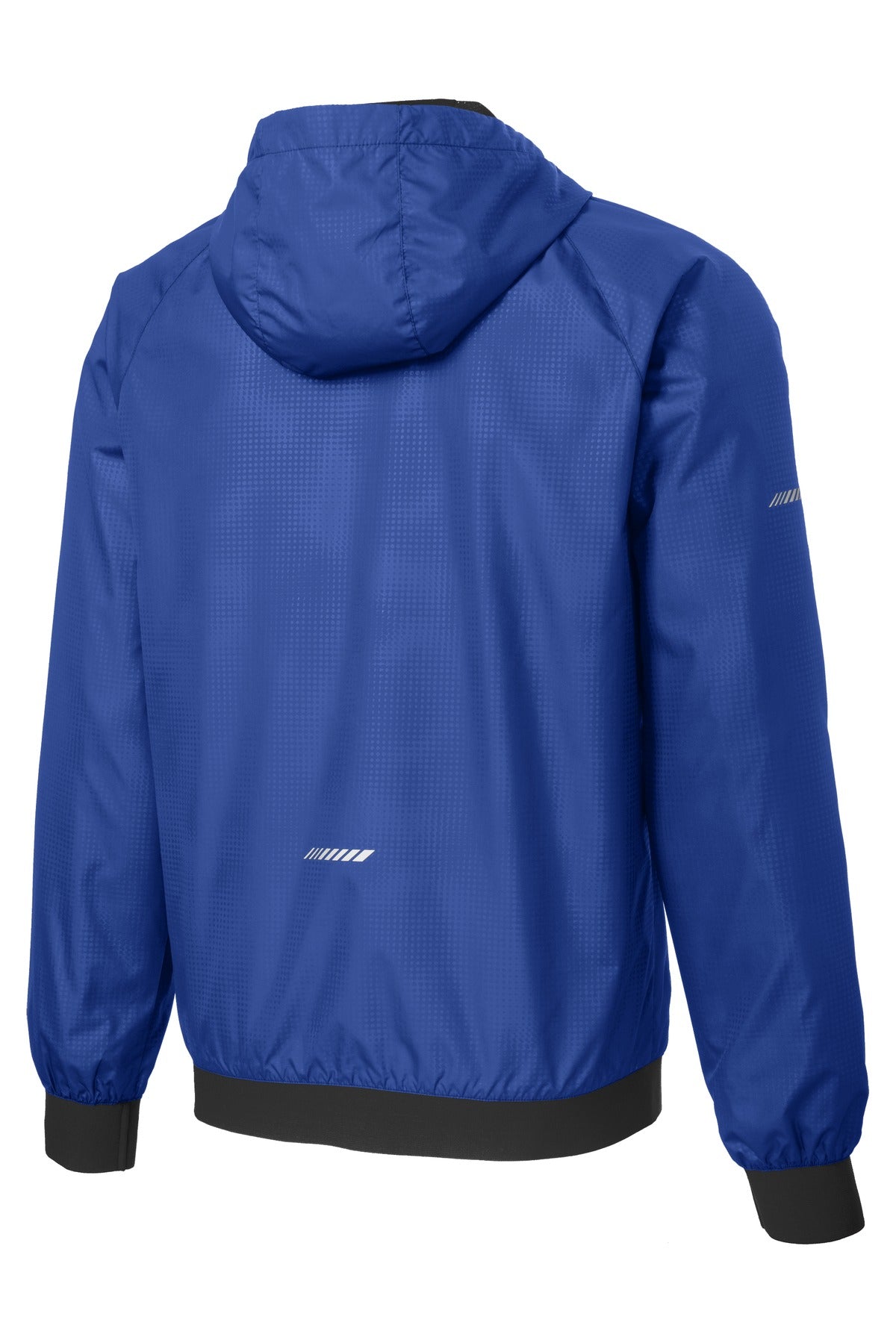 Sport-Tek® Embossed Hooded Wind Jacket