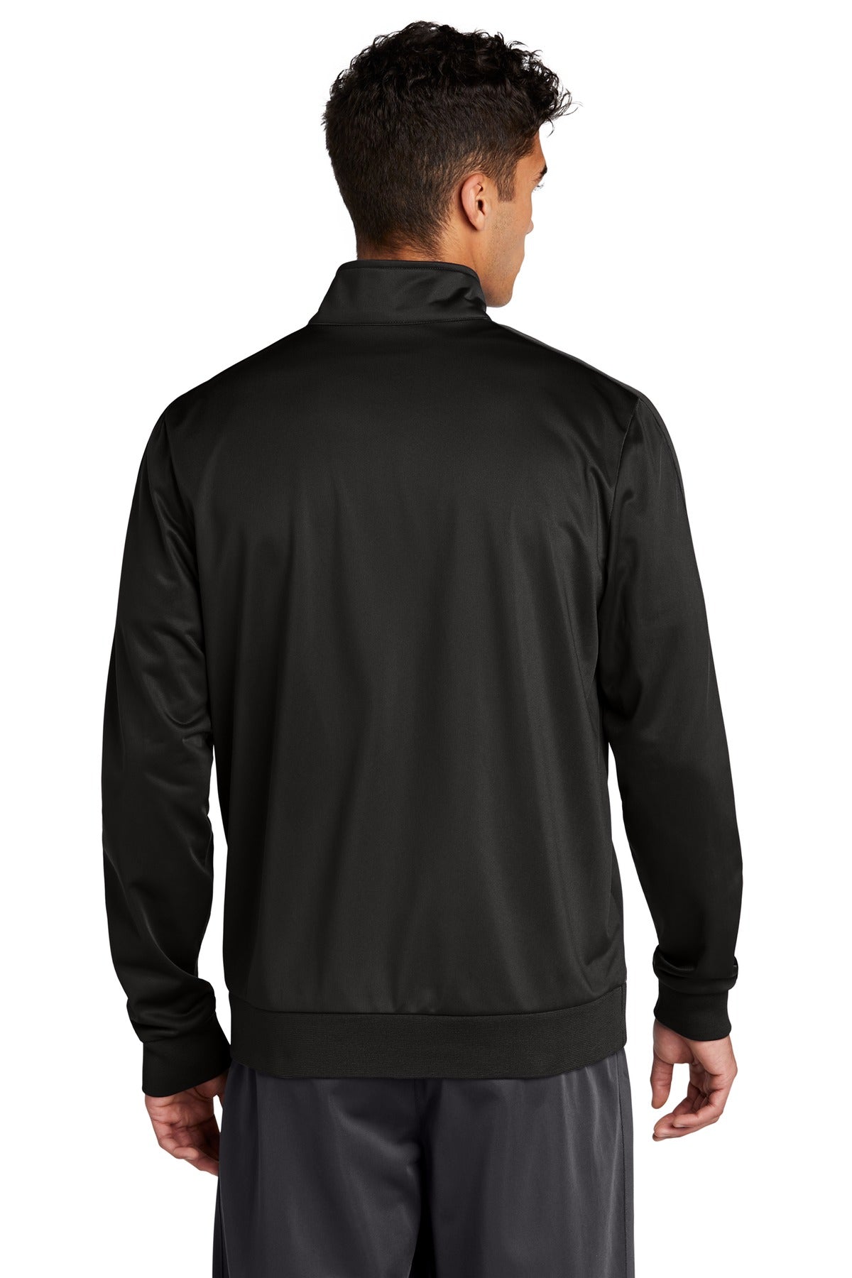 Sport-Tek® Tricot Sleeve Stripe Track Jacket