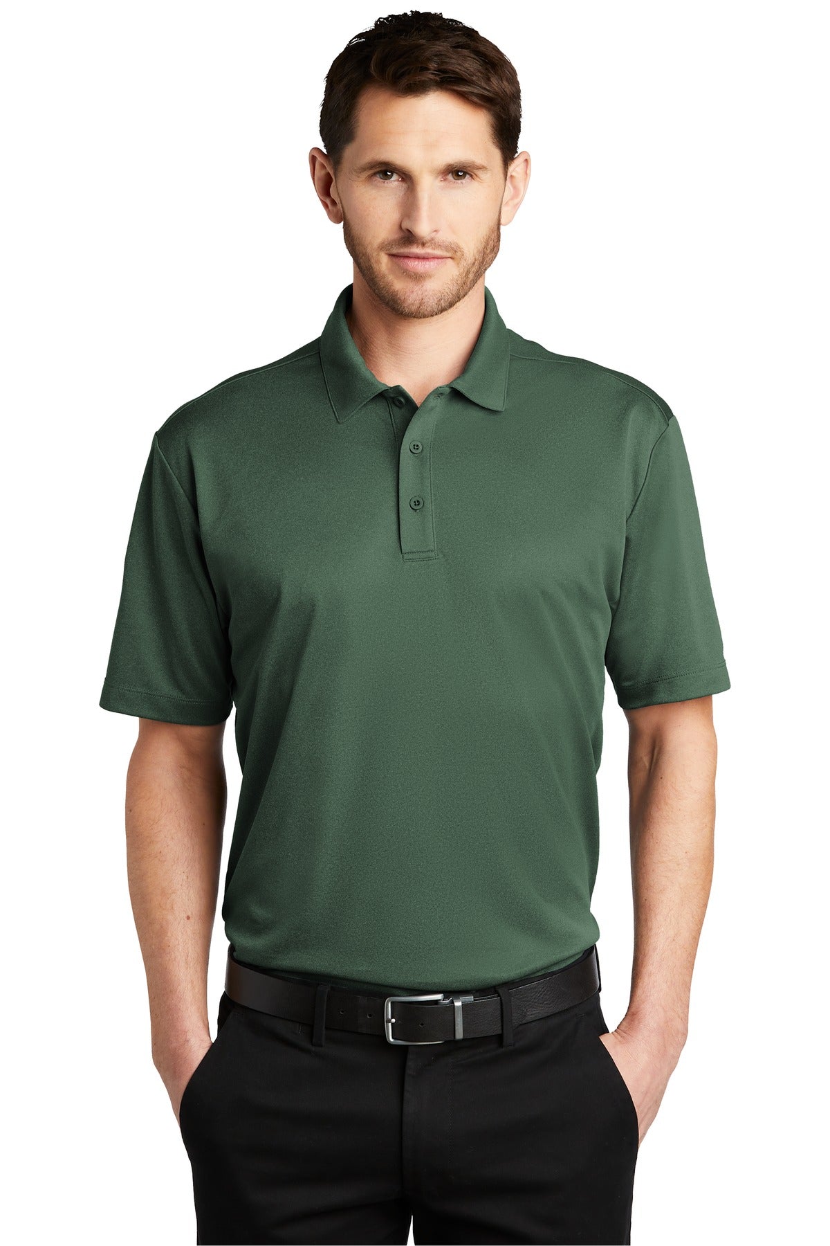 Port Authority® Heathered Silk Touch  Performance Polo