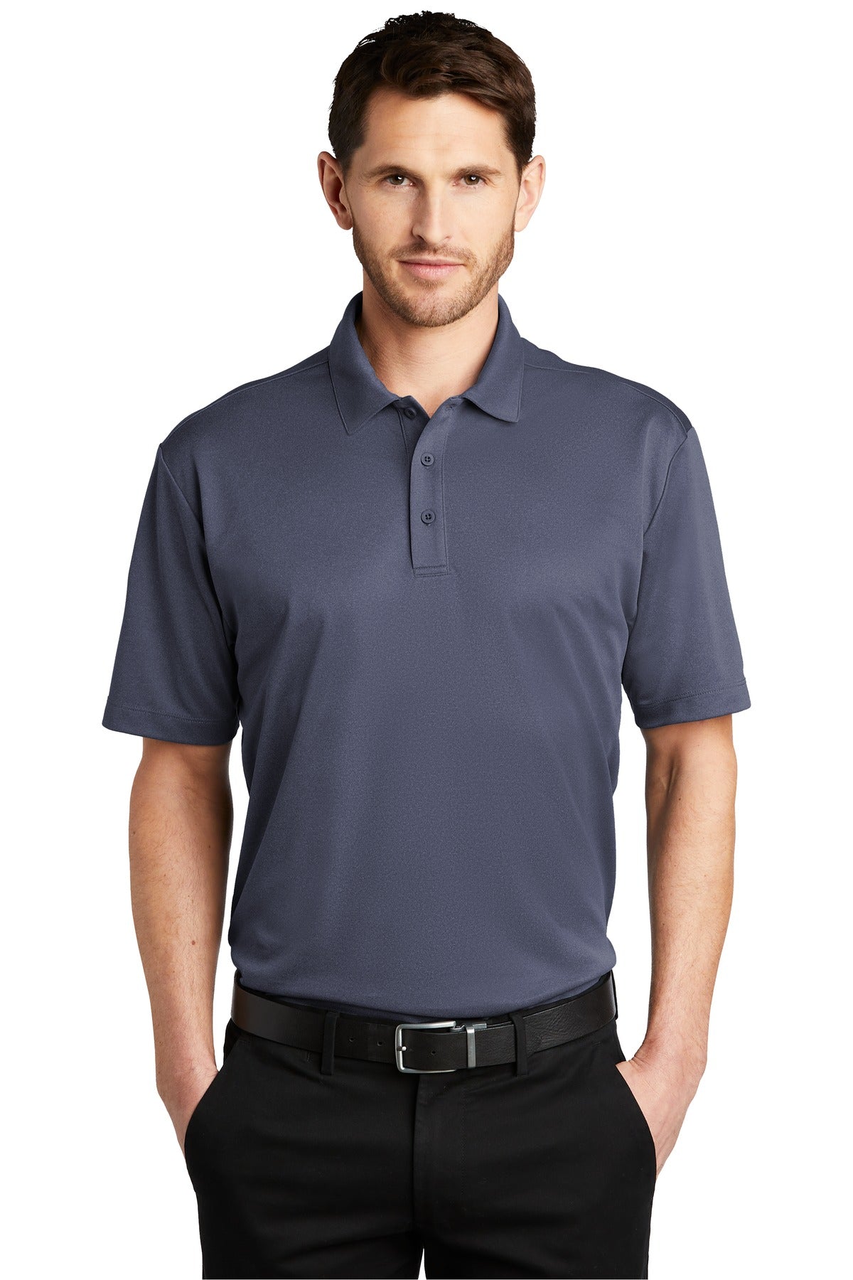 Port Authority® Heathered Silk Touch  Performance Polo