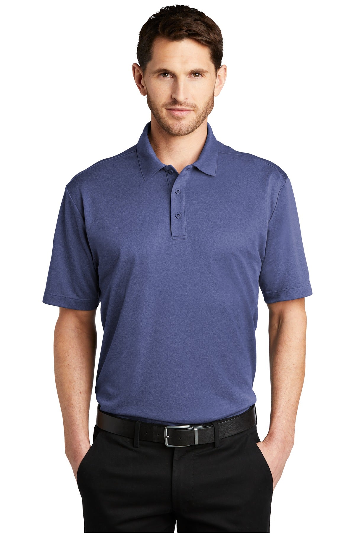 Port Authority® Heathered Silk Touch  Performance Polo