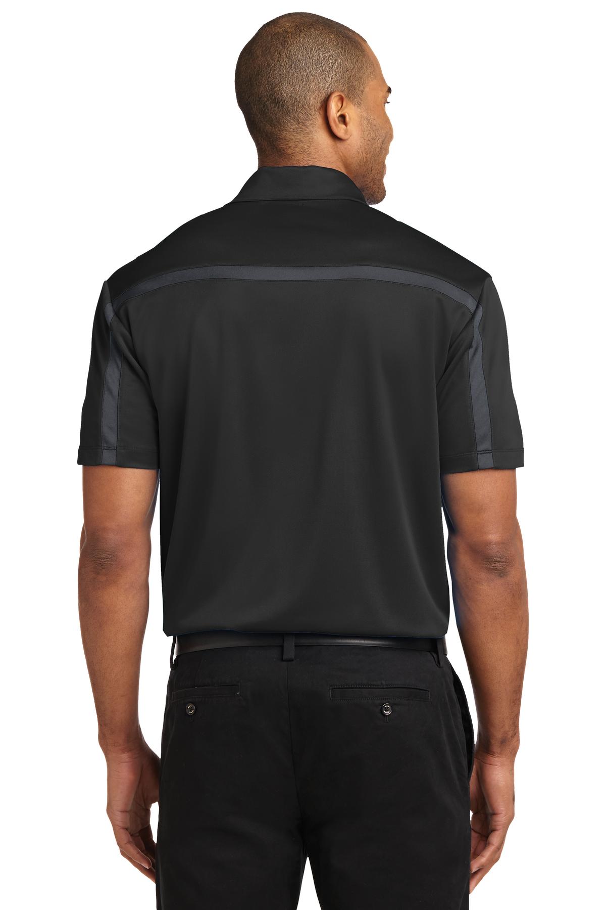 Port Authority® Silk Touch Performance Colorblock Stripe Polo