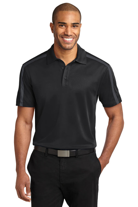 Port Authority® Silk Touch Performance Colorblock Stripe Polo