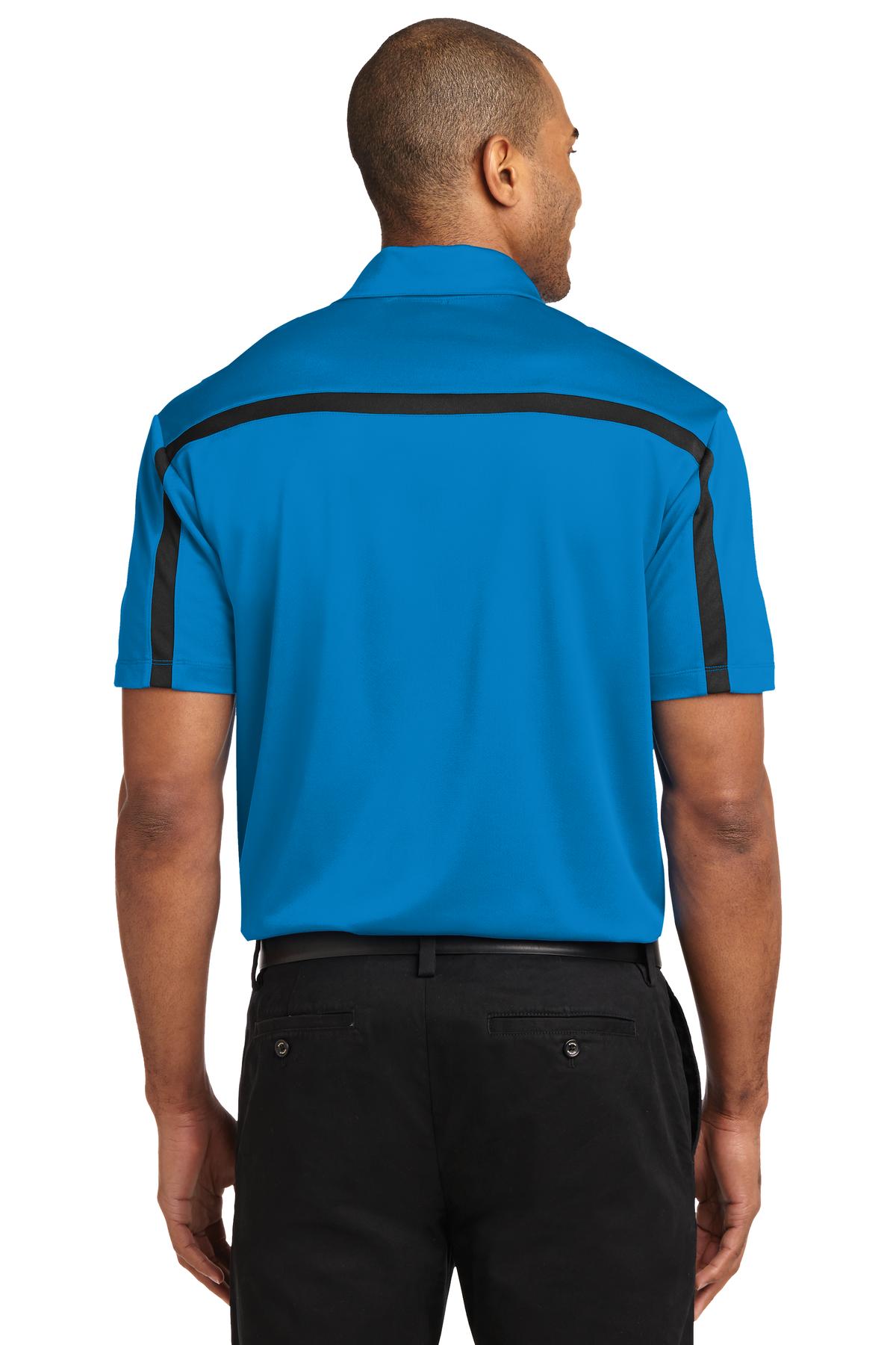 Port Authority® Silk Touch Performance Colorblock Stripe Polo