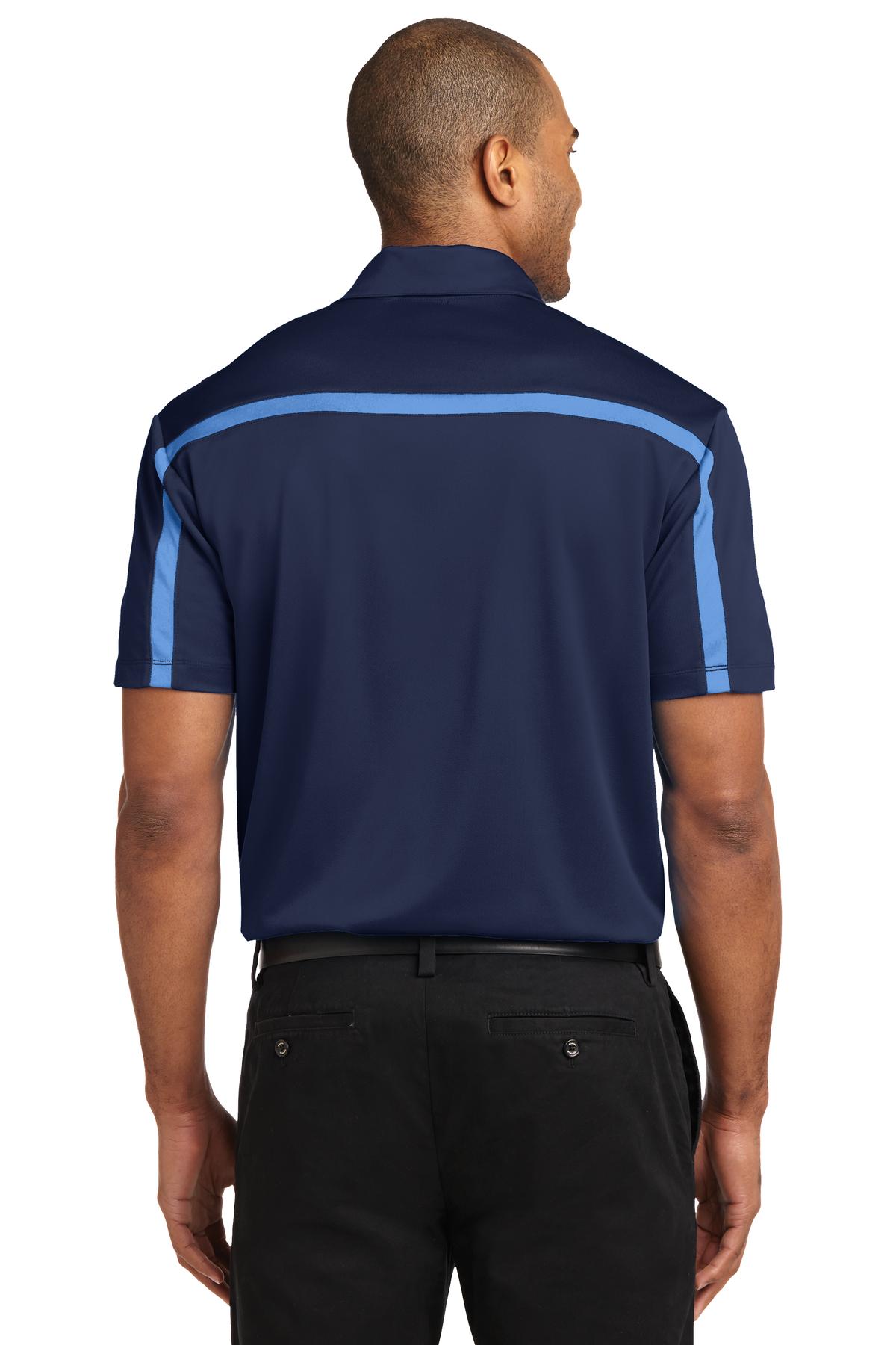 Port Authority® Silk Touch Performance Colorblock Stripe Polo