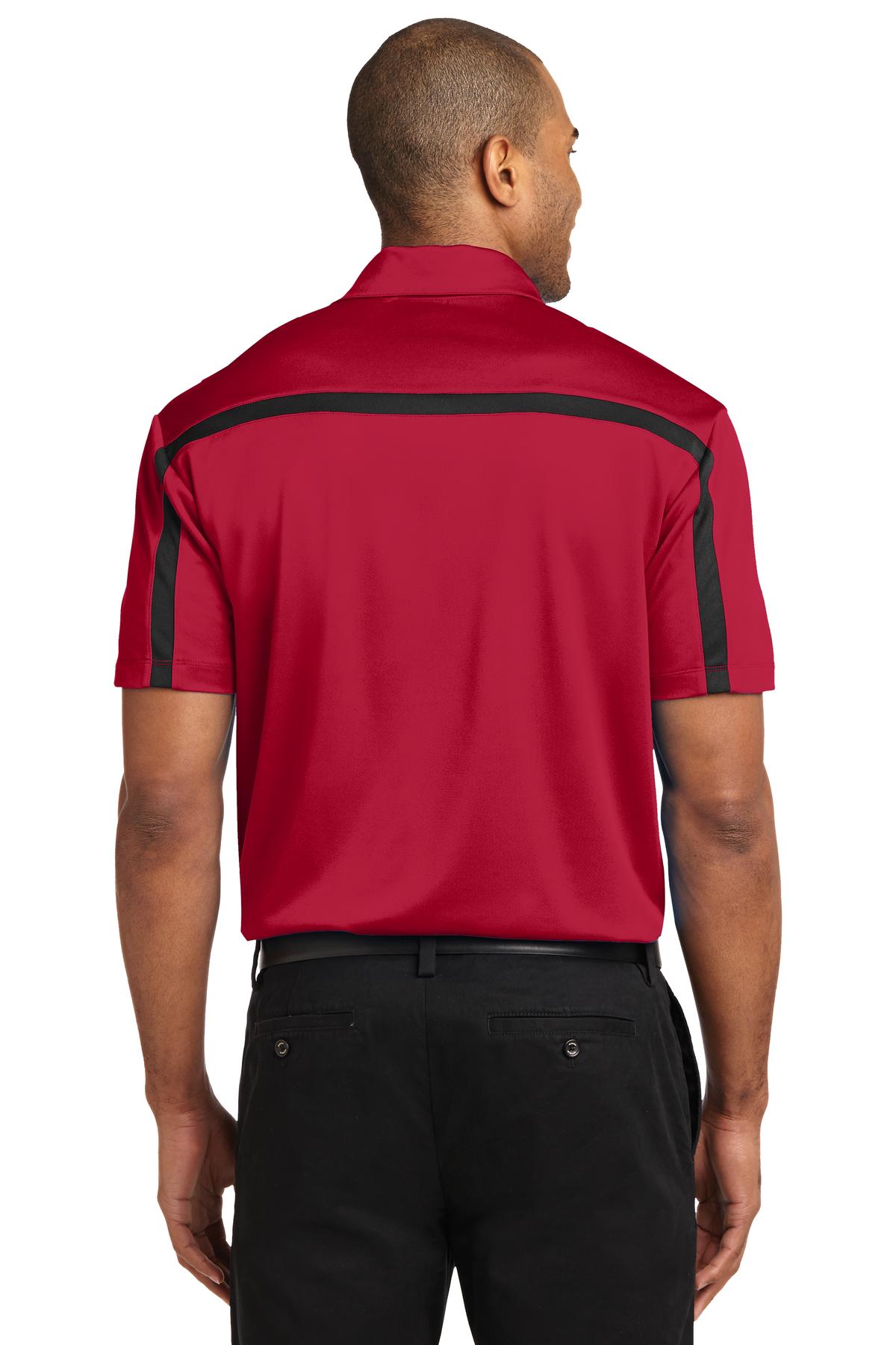 Port Authority® Silk Touch Performance Colorblock Stripe Polo