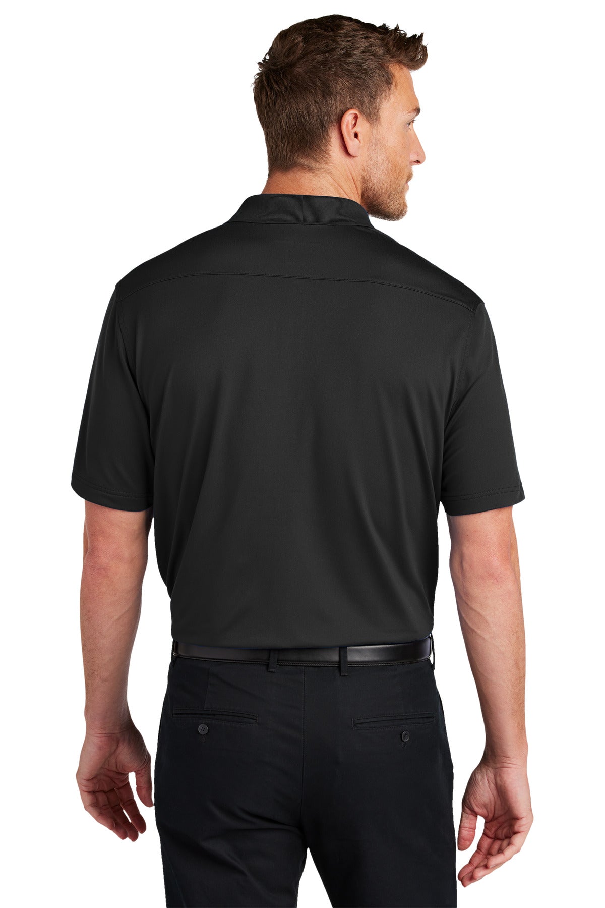 Port Authority® City Stretch Flat Knit Polo