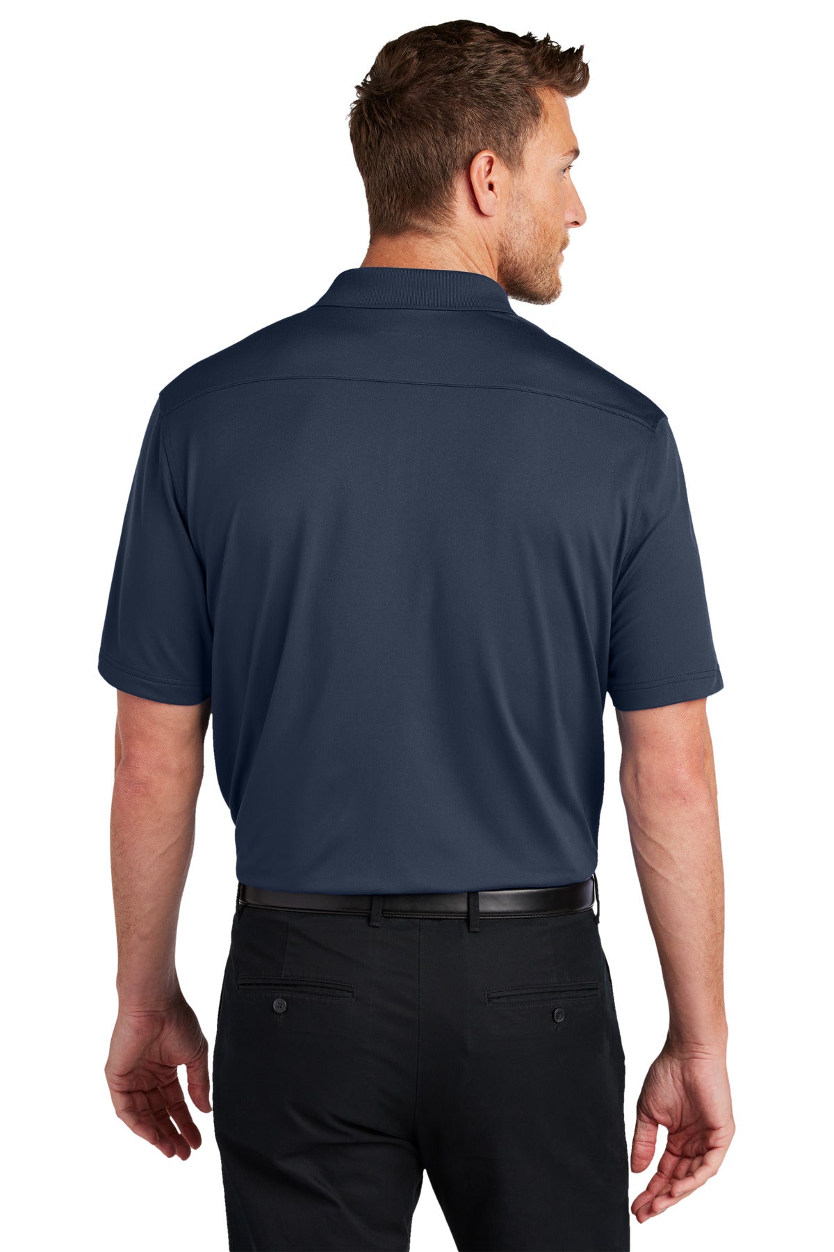 Port Authority® City Stretch Flat Knit Polo