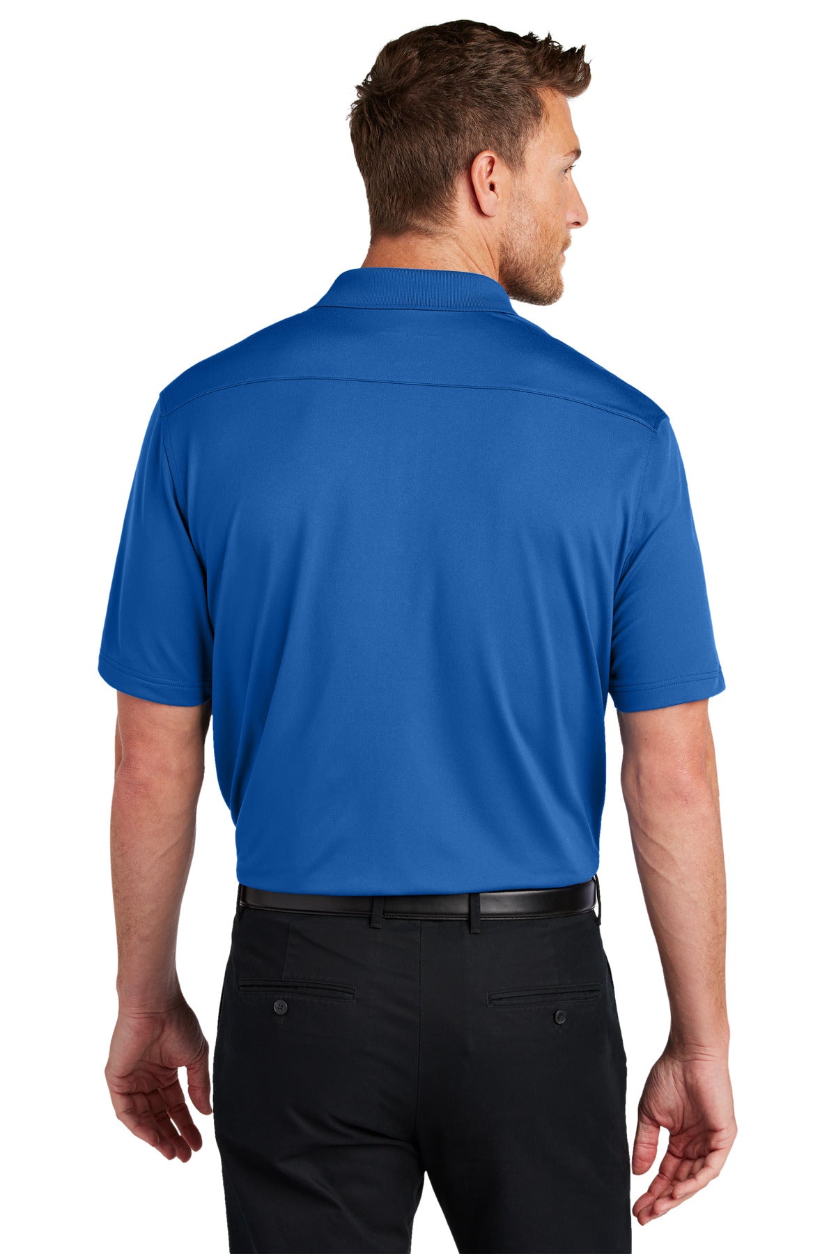 Port Authority® City Stretch Flat Knit Polo