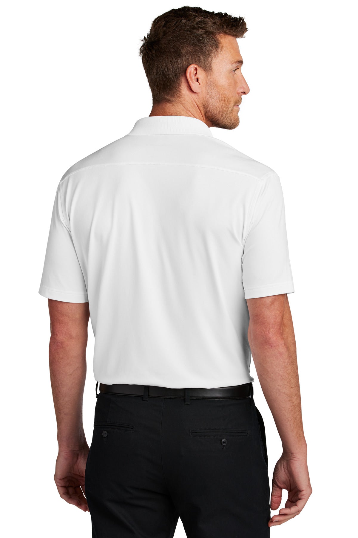 Port Authority® City Stretch Flat Knit Polo