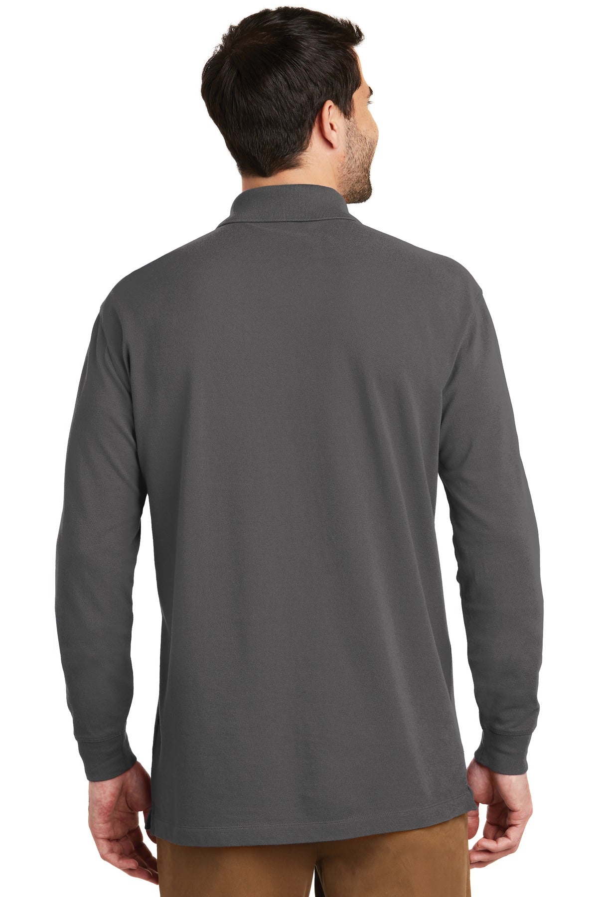 Port Authority® EZCotton® Long Sleeve Polo