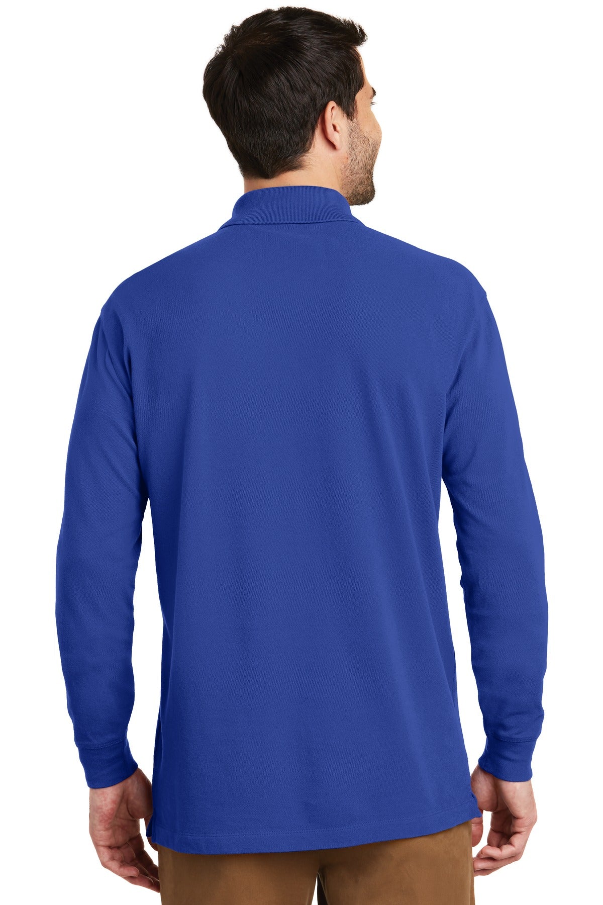 Port Authority® EZCotton® Long Sleeve Polo