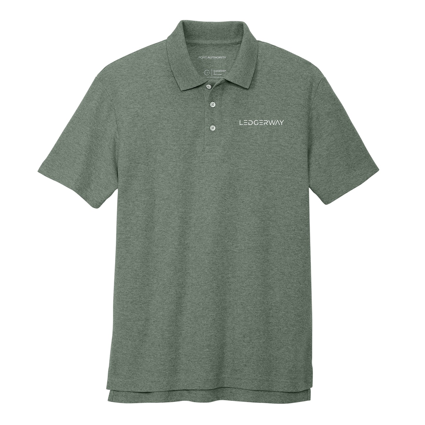 LEDGERWAY Port Authority® C-FREE® Cotton Blend Pique Polo