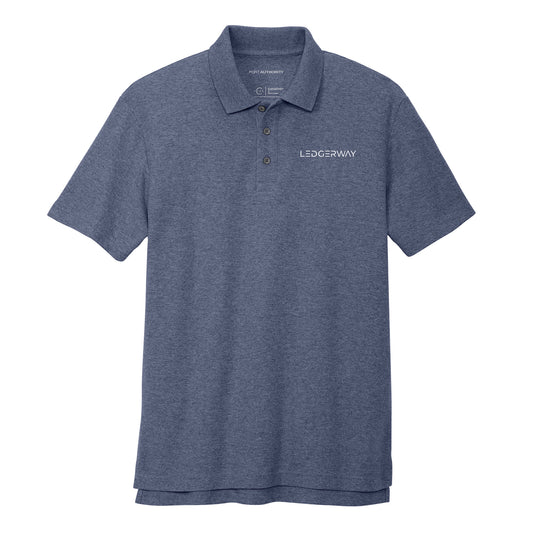 LEDGERWAY Port Authority® C-FREE® Cotton Blend Pique Polo