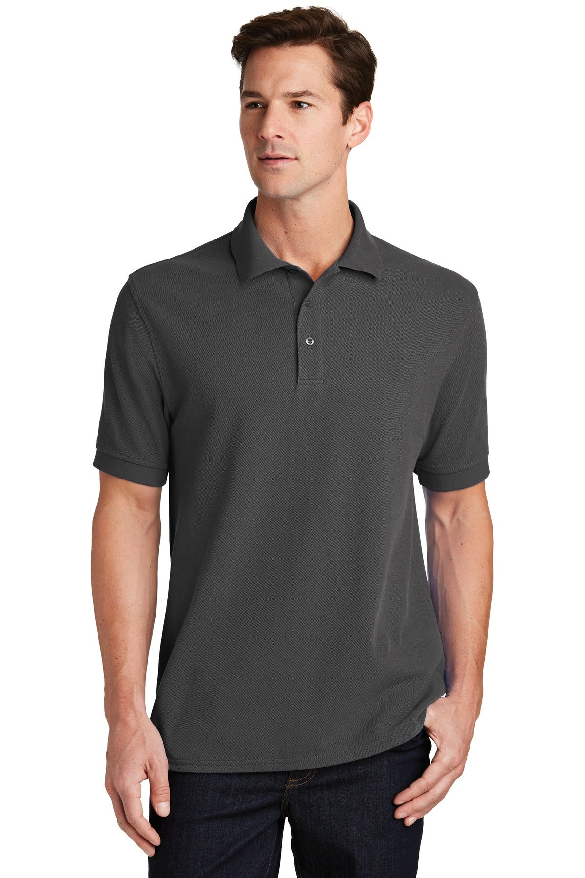 Port & Company® Combed Ring Spun Pique Polo