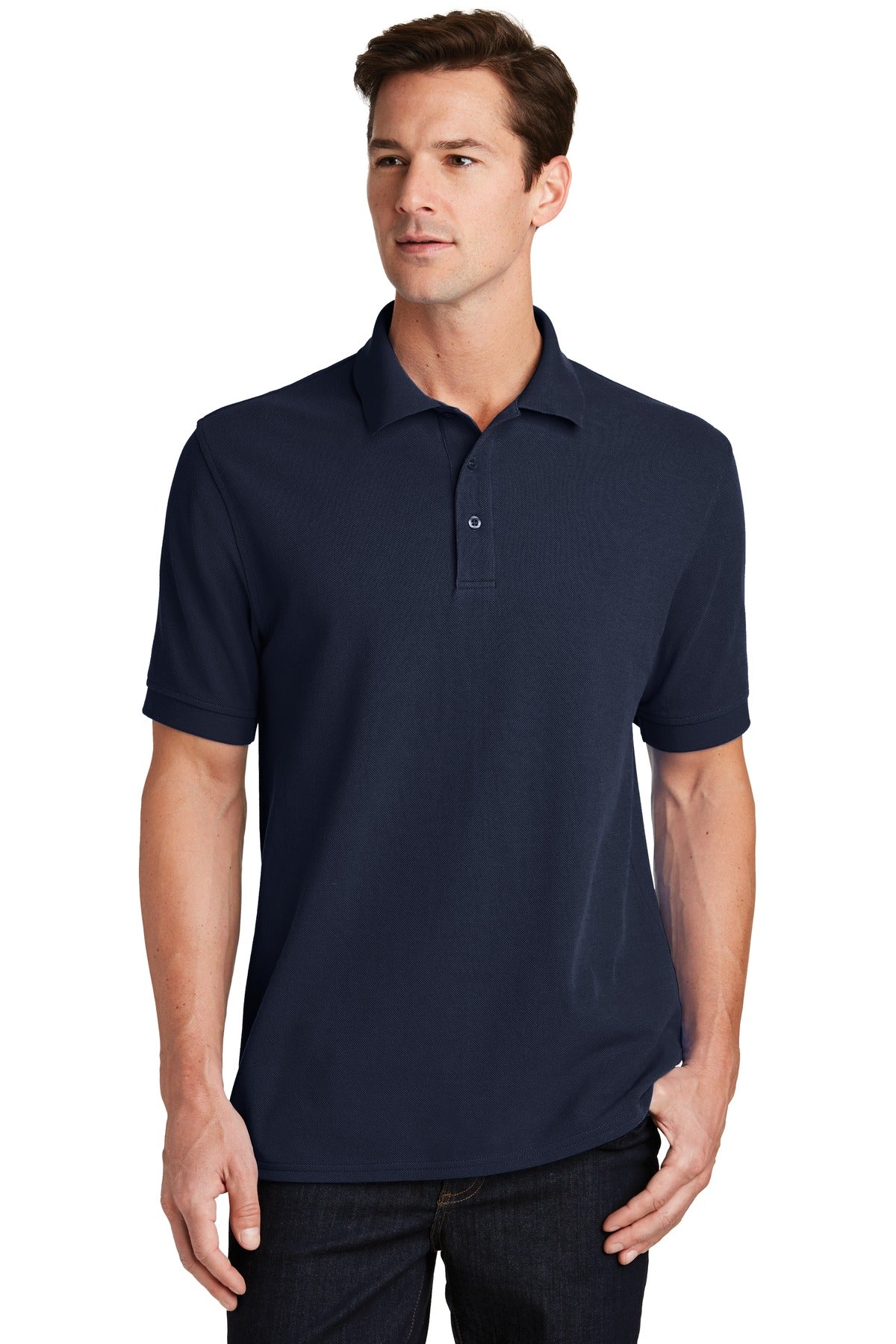 Port & Company® Combed Ring Spun Pique Polo