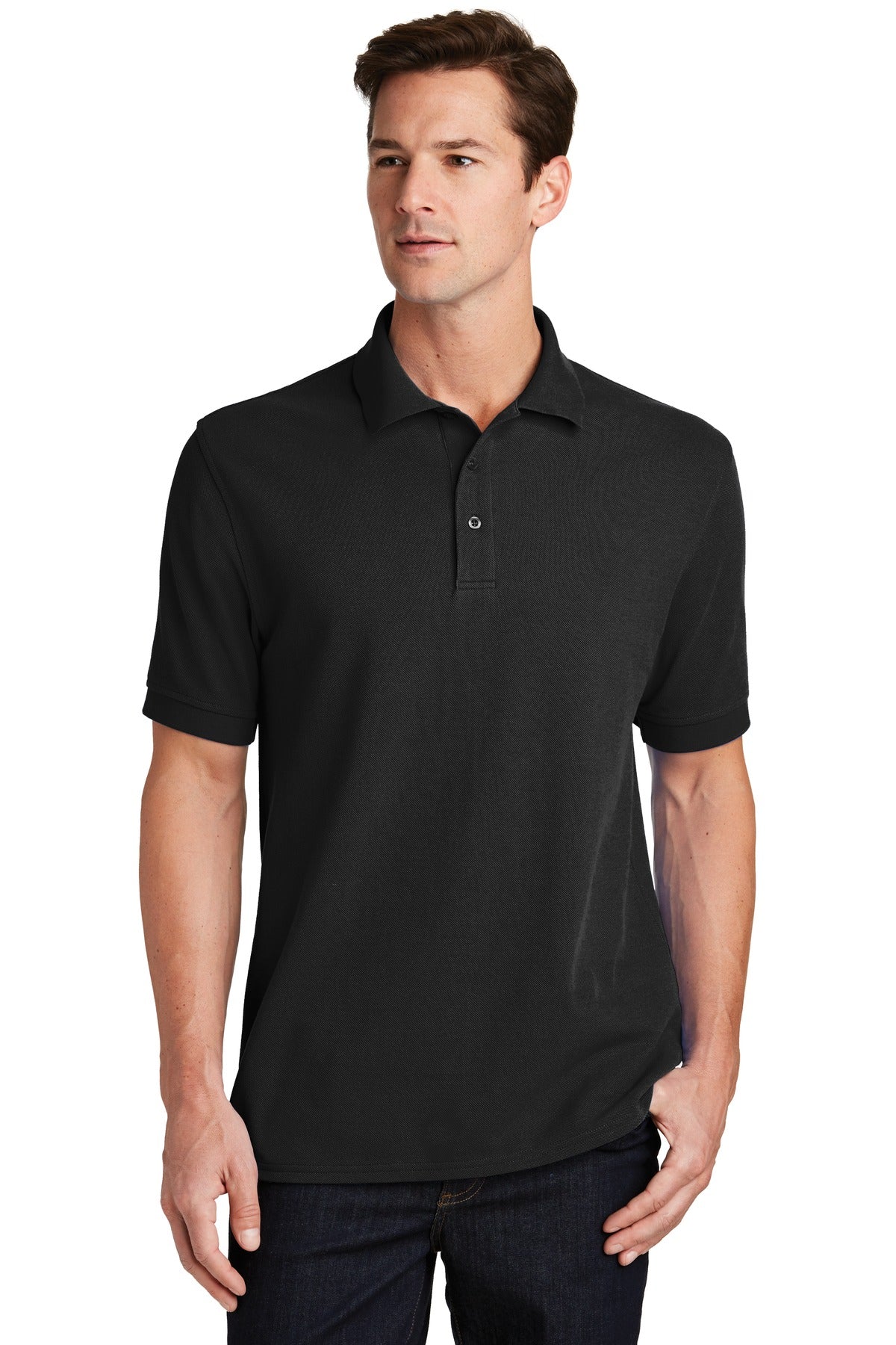 Port & Company® Combed Ring Spun Pique Polo