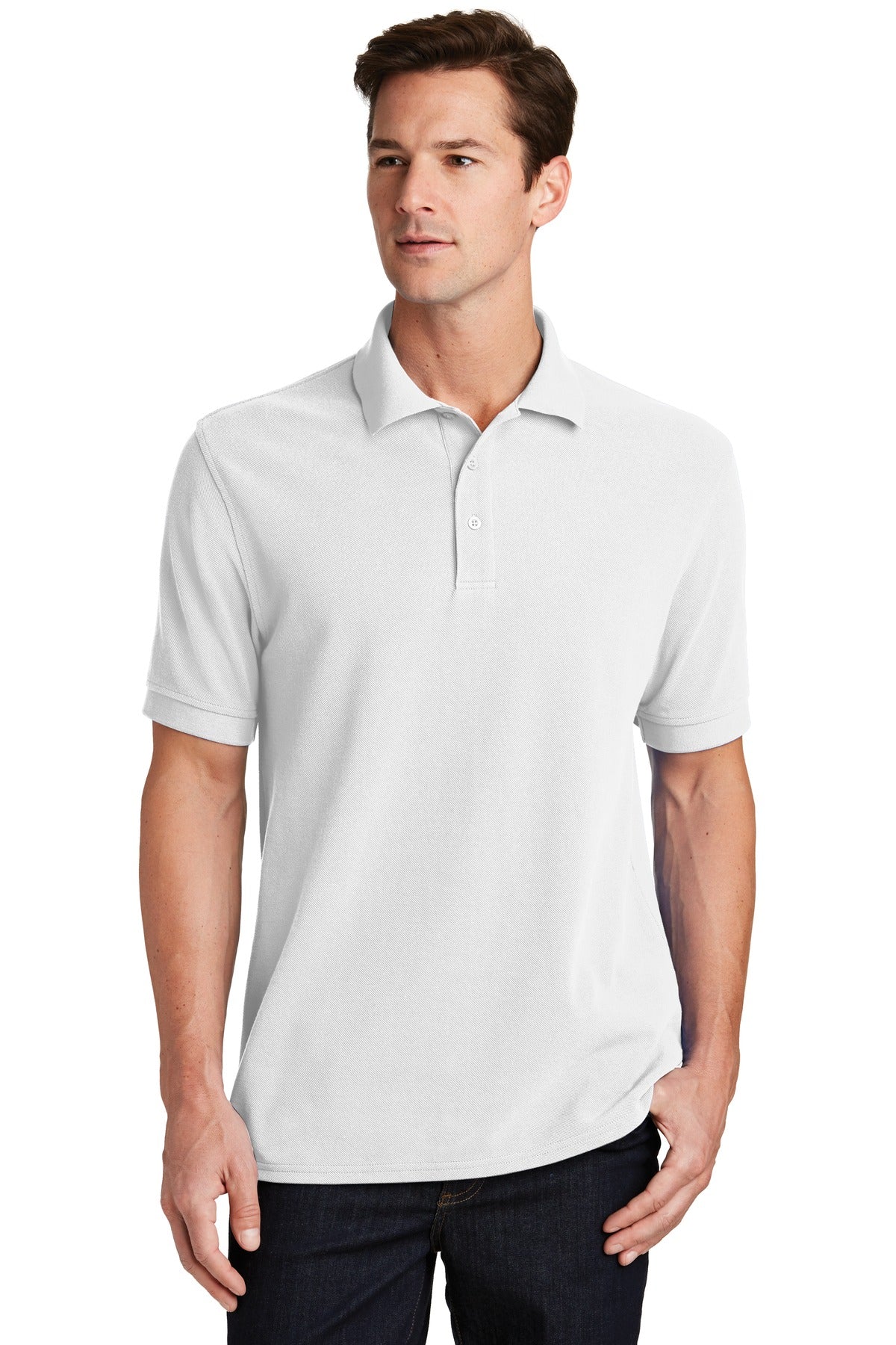 Port & Company® Combed Ring Spun Pique Polo