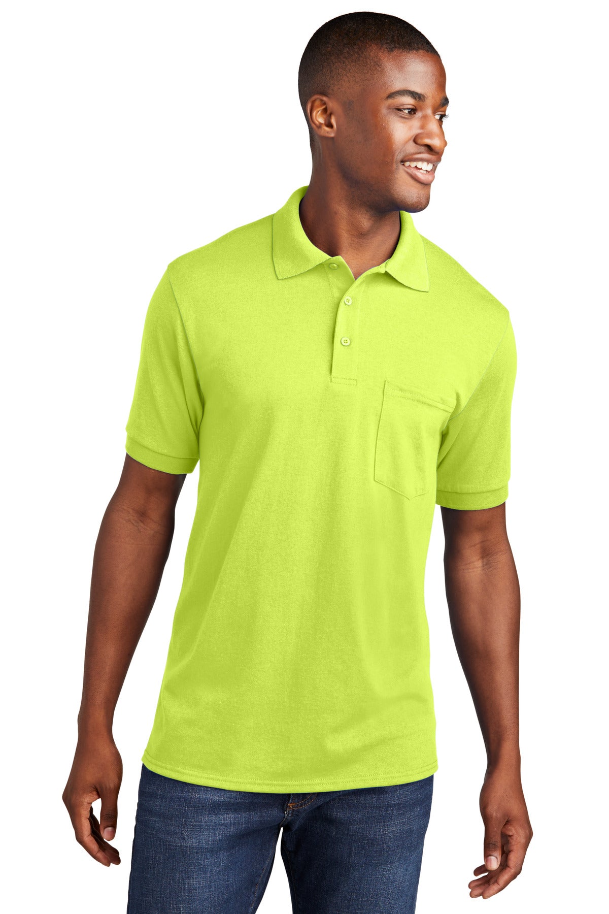 Port & Company® Core Blend Jersey Knit Pocket Polo