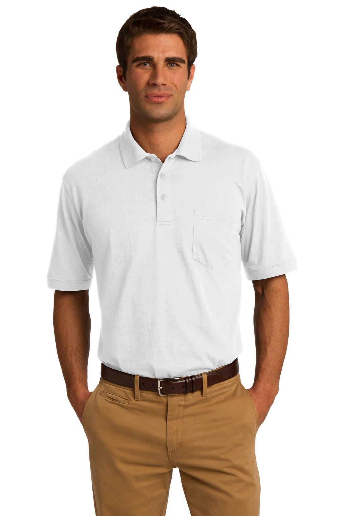 Port & Company® Core Blend Jersey Knit Pocket Polo
