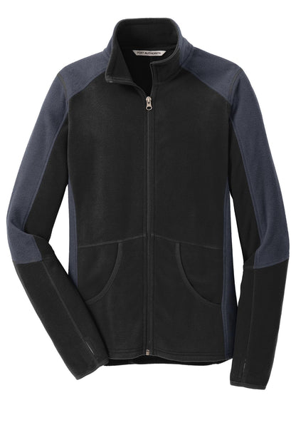 DISCONTINUED - Port Authority® Women's Colorblock Microfleece Jacket - SKU L230