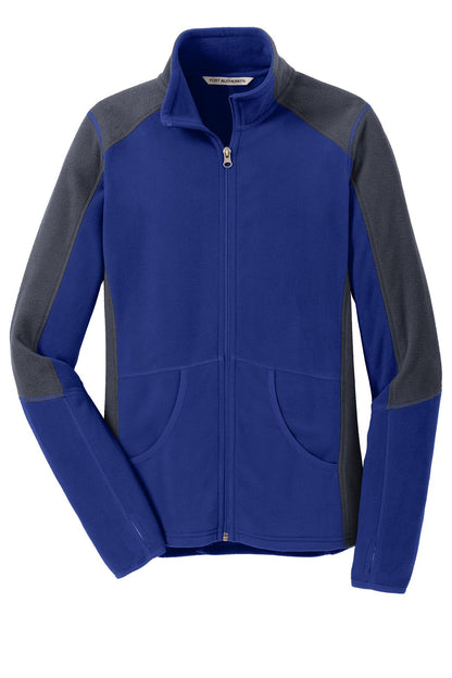 DISCONTINUED - Port Authority® Women's Colorblock Microfleece Jacket - SKU L230