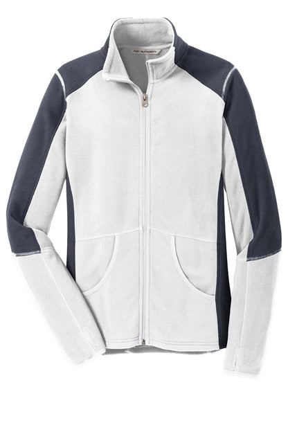 DISCONTINUED - Port Authority® Women's Colorblock Microfleece Jacket - SKU L230